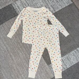 2 piece heart outfit